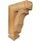 Ekena Millwork Balboa Arts & Crafts Rough Sawn Bracket, Western Red Cedar, 4"W x 14"D x 18"H BKT04X14X18BOA03RWR - alternate 1